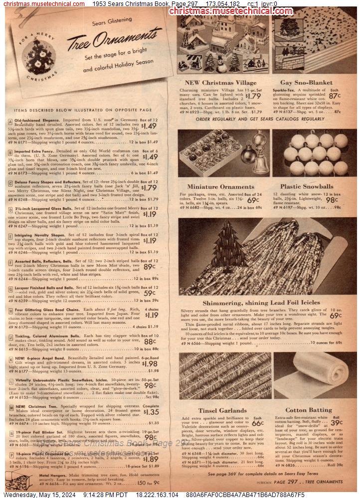 1953 Sears Christmas Book, Page 297