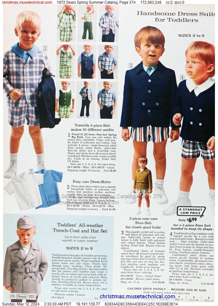 1972 Sears Spring Summer Catalog, Page 374