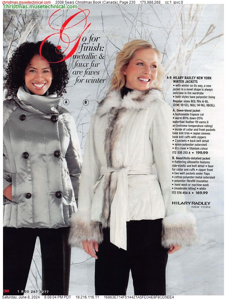 2008 Sears Christmas Book (Canada), Page 230