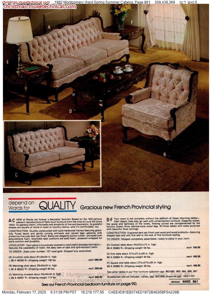 1982 Montgomery Ward Spring Summer Catalog, Page 861