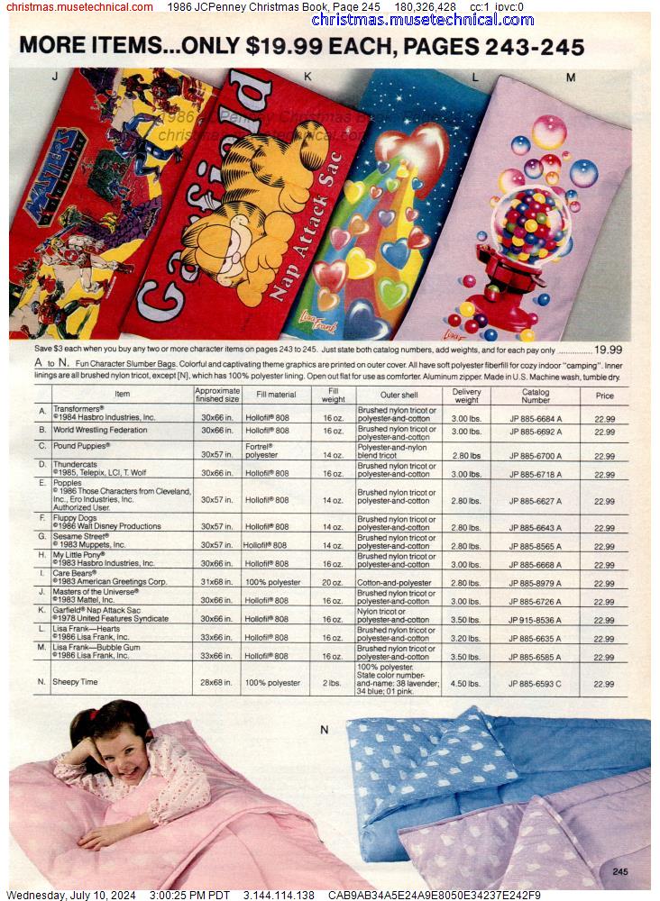 1986 JCPenney Christmas Book, Page 245