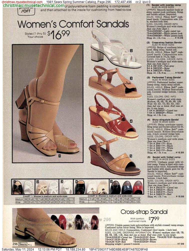 1981 Sears Spring Summer Catalog, Page 296