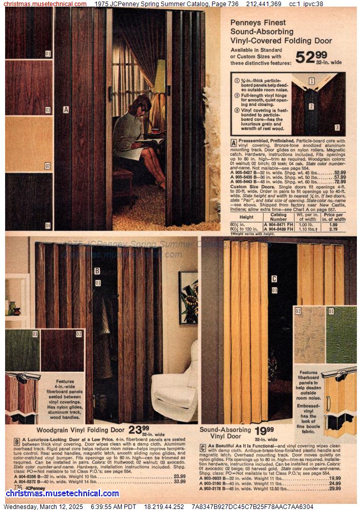 1975 JCPenney Spring Summer Catalog, Page 736