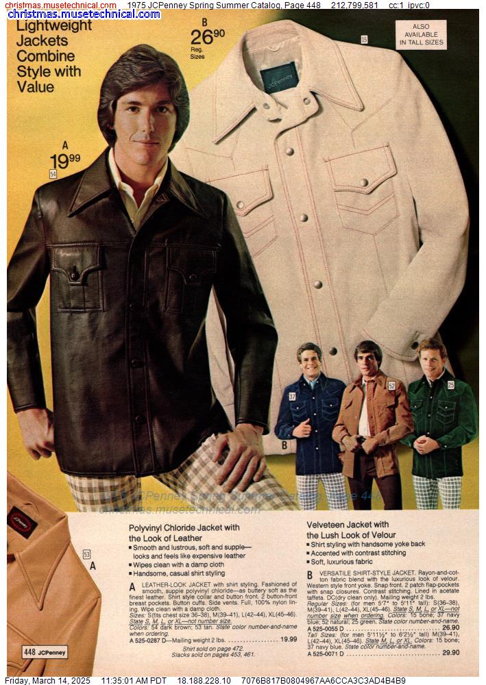 1975 JCPenney Spring Summer Catalog, Page 448