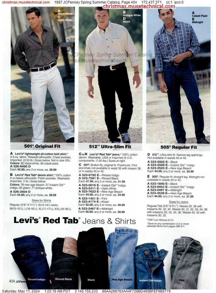 1997 JCPenney Spring Summer Catalog, Page 404