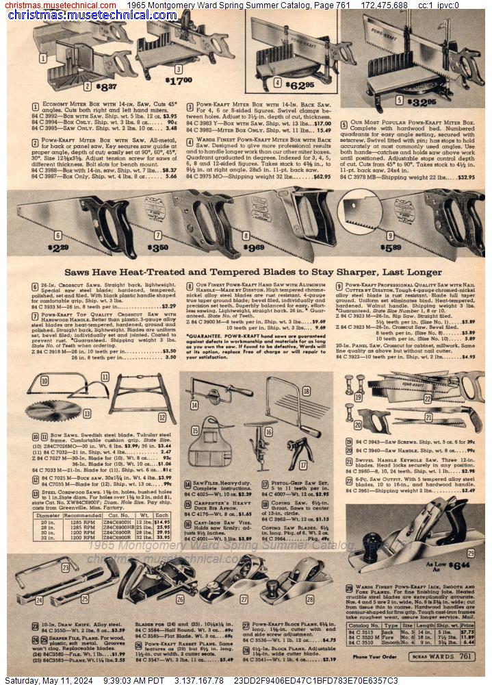 1965 Montgomery Ward Spring Summer Catalog, Page 761