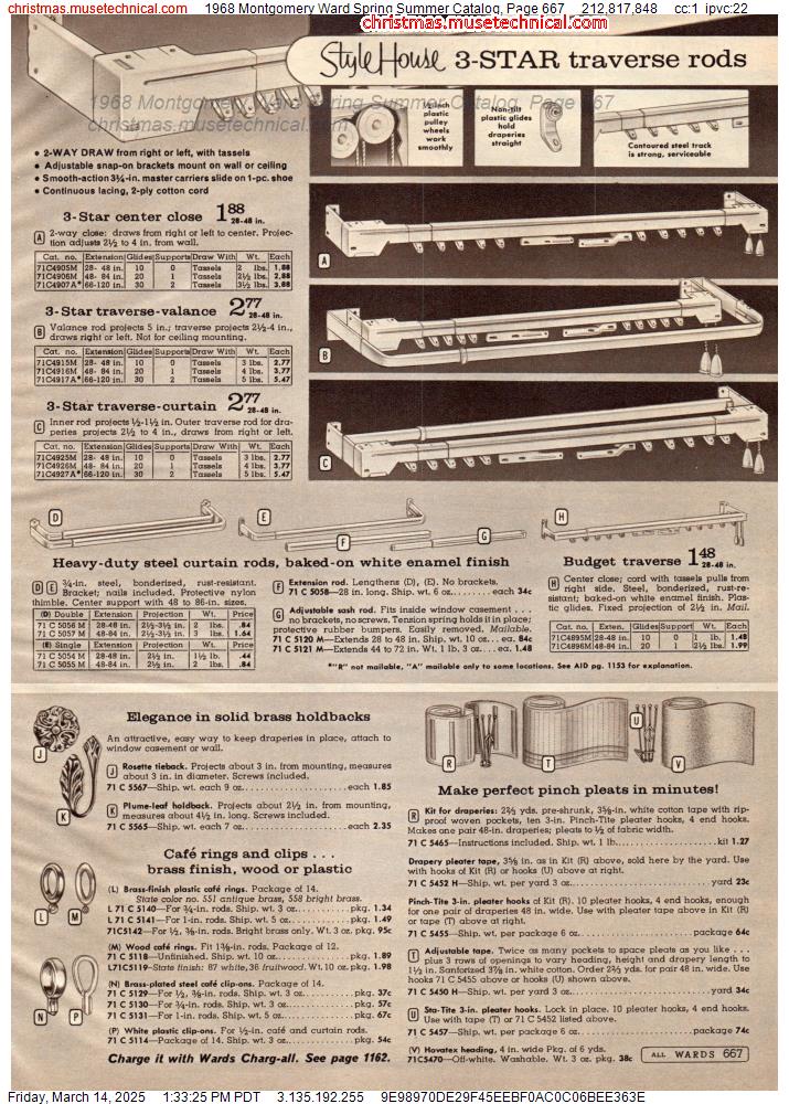 1968 Montgomery Ward Spring Summer Catalog, Page 667