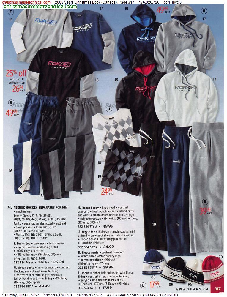 2008 Sears Christmas Book (Canada), Page 317