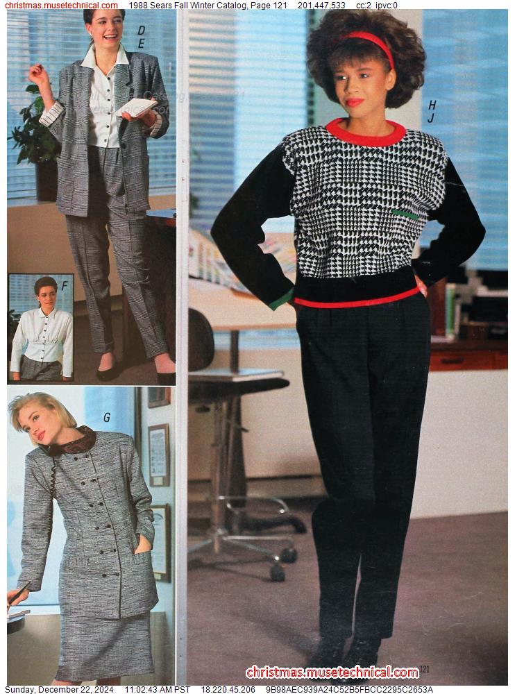 1988 Sears Fall Winter Catalog, Page 121