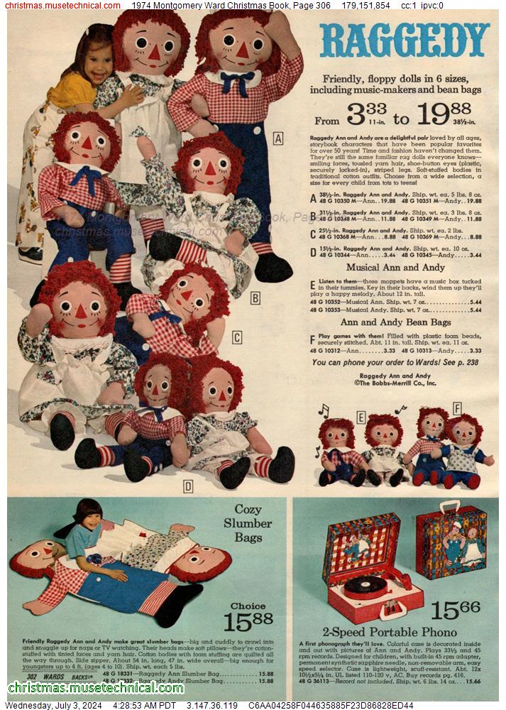 1974 Montgomery Ward Christmas Book, Page 306
