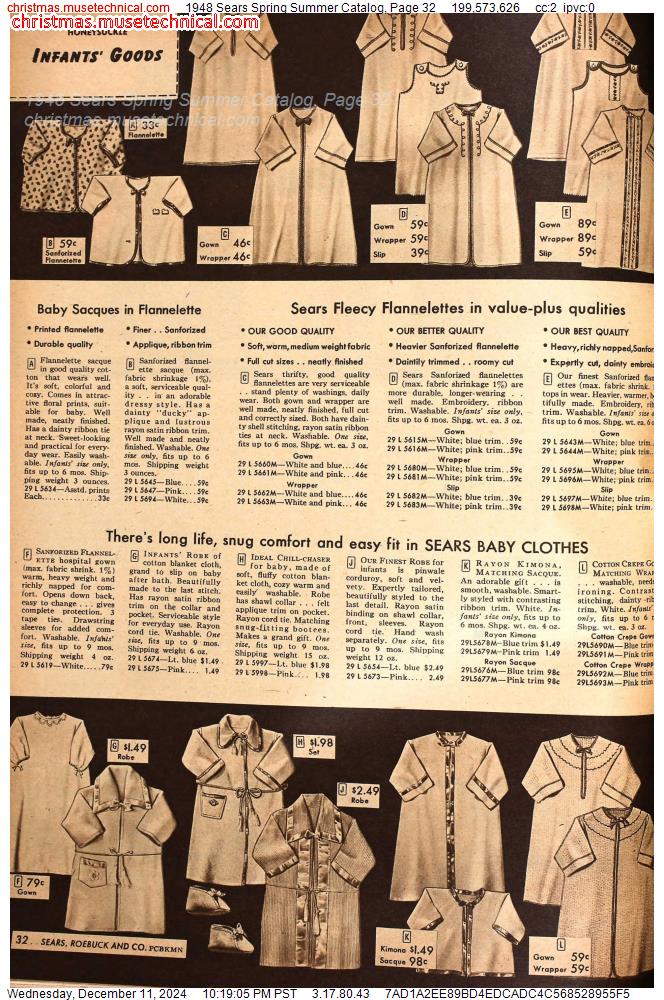 1948 Sears Spring Summer Catalog, Page 32