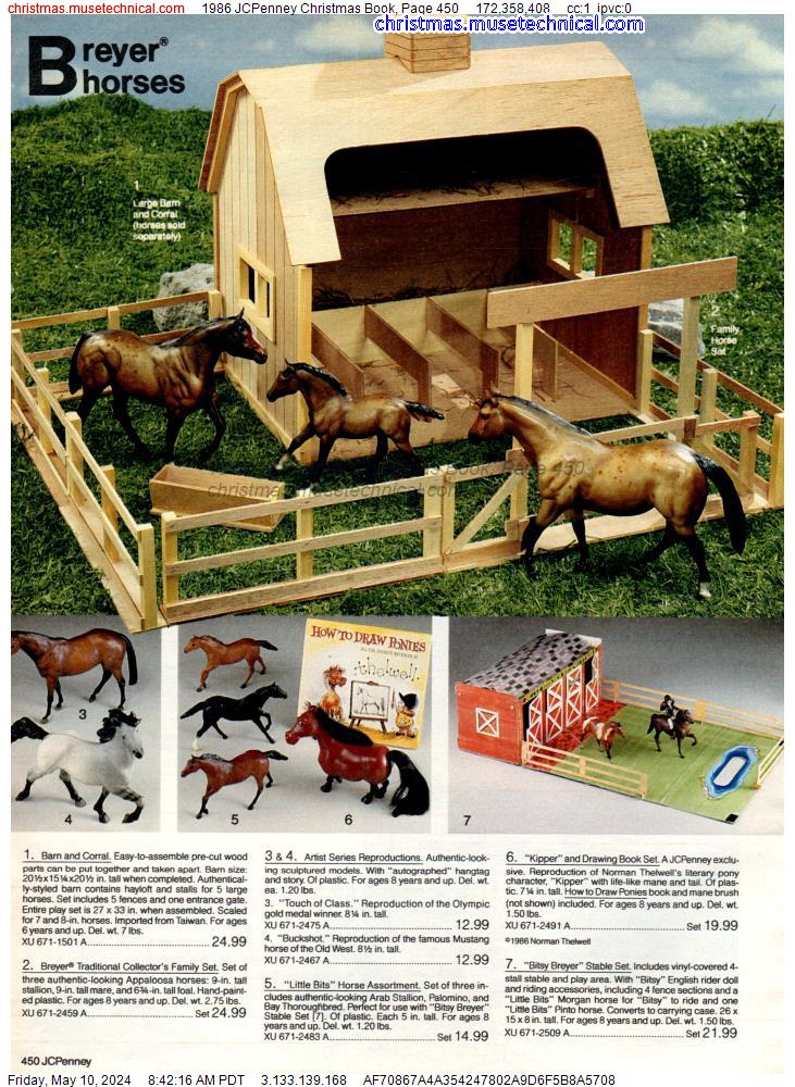 1986 JCPenney Christmas Book, Page 450