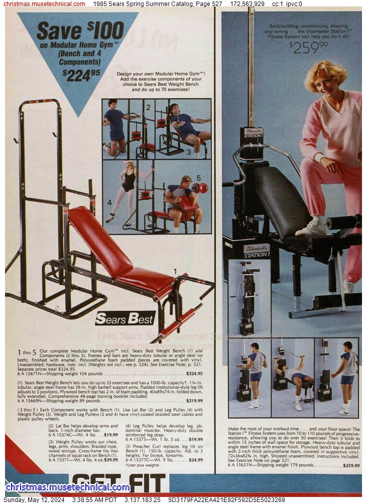 1985 Sears Spring Summer Catalog, Page 527
