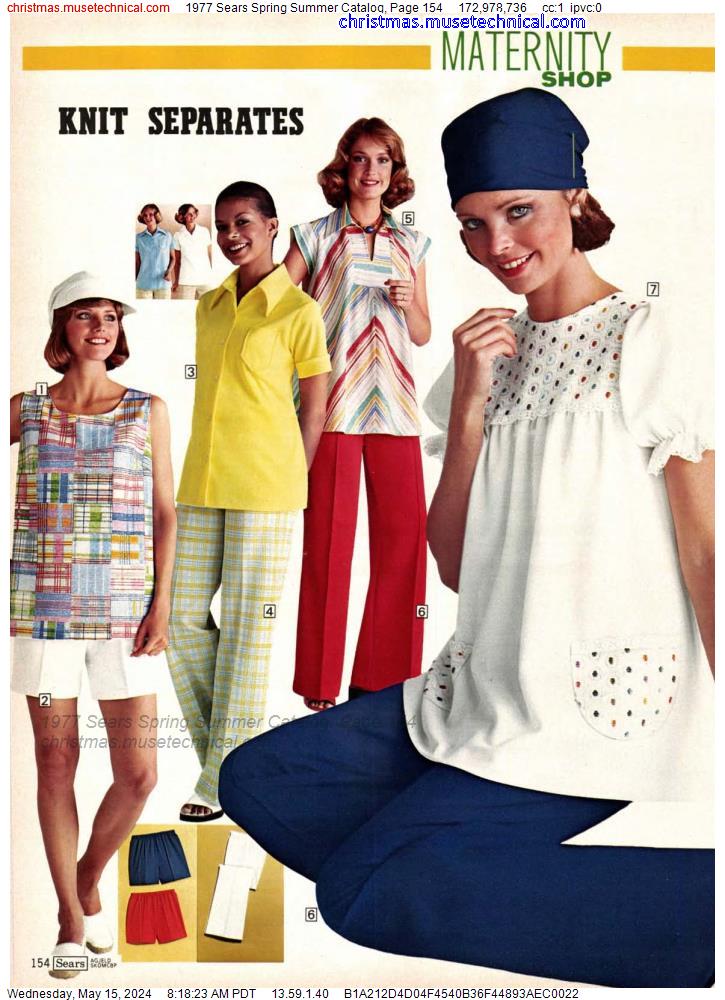 1977 Sears Spring Summer Catalog, Page 154