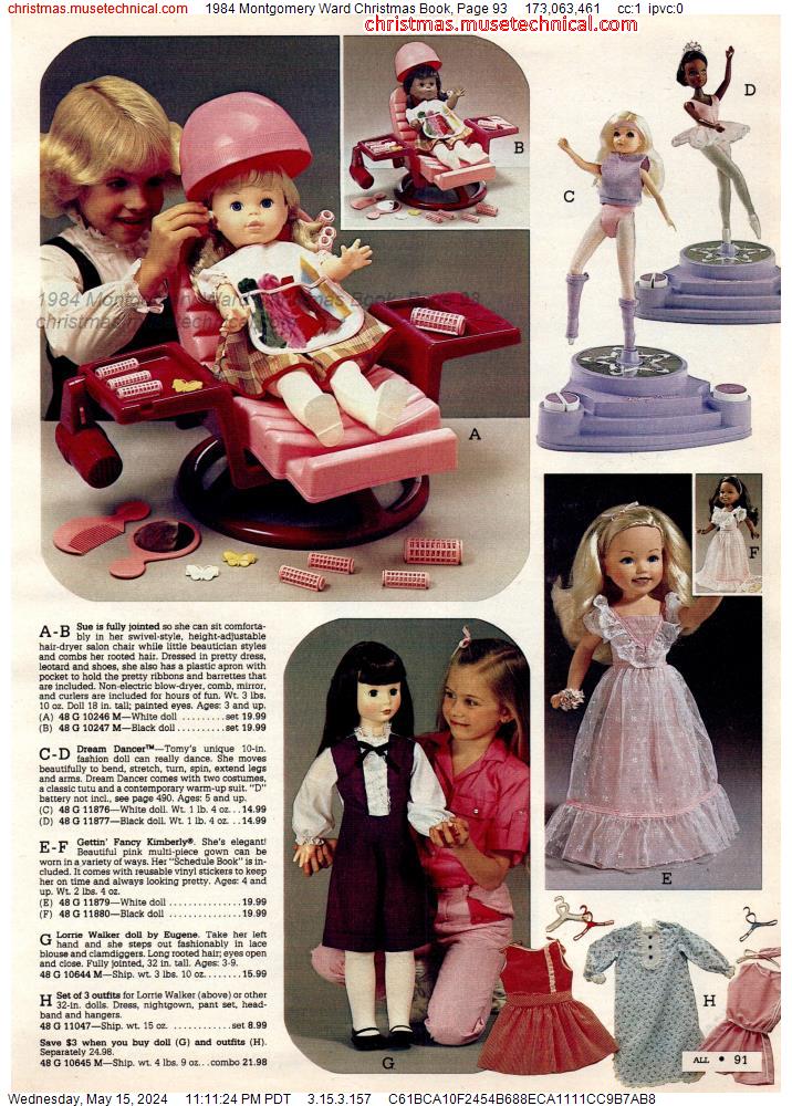 1984 Montgomery Ward Christmas Book, Page 93