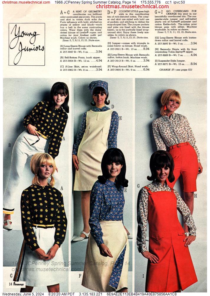 1966 JCPenney Spring Summer Catalog, Page 14