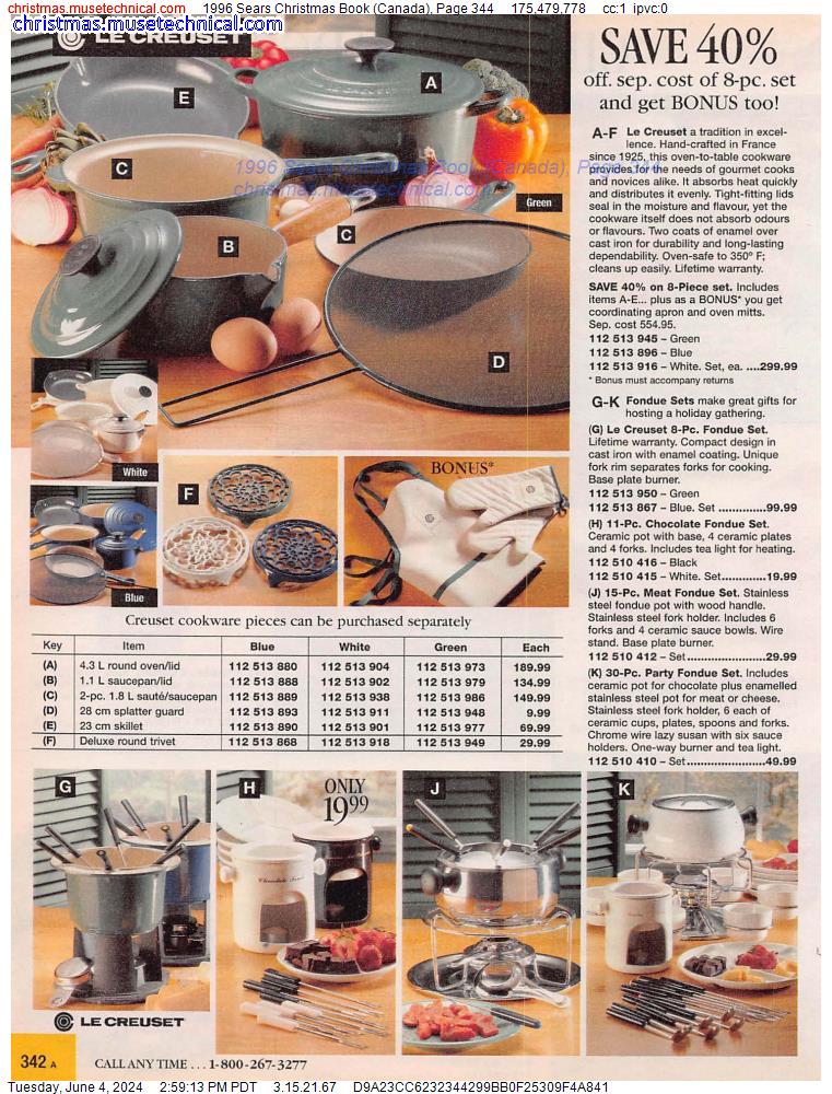 1996 Sears Christmas Book (Canada), Page 344