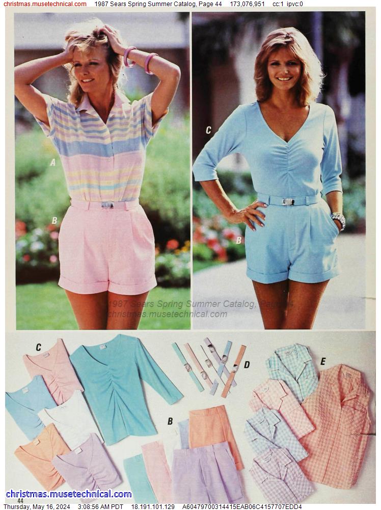 1987 Sears Spring Summer Catalog, Page 44
