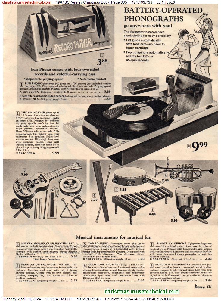 1967 JCPenney Christmas Book, Page 335