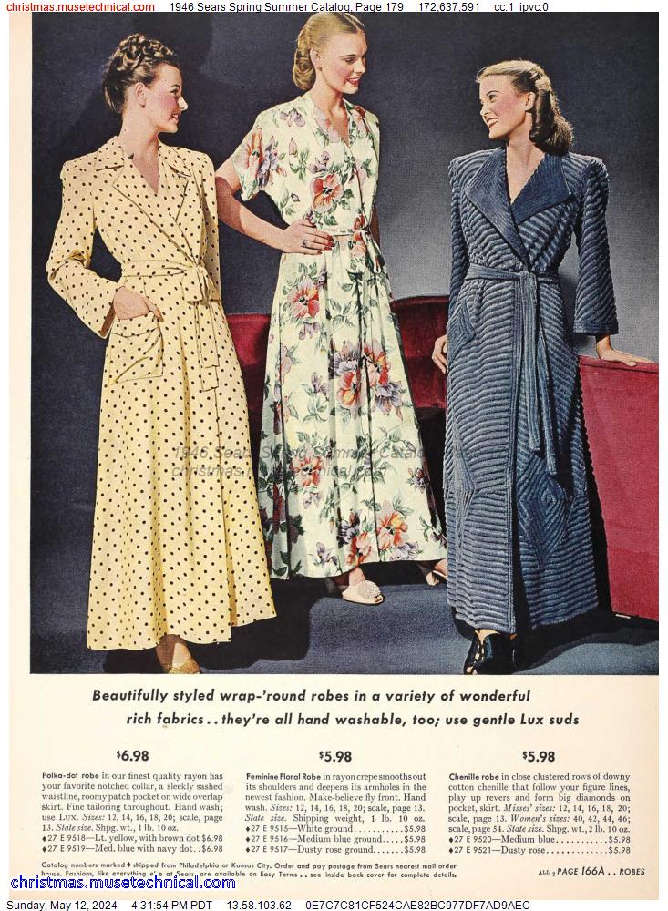1946 Sears Spring Summer Catalog, Page 179