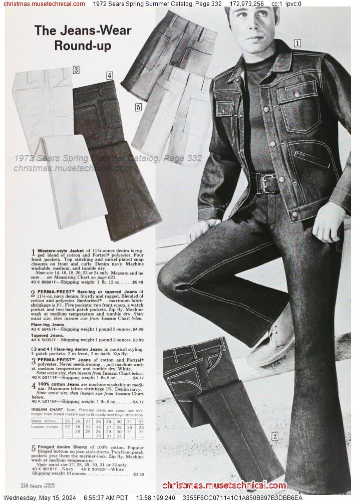 1972 Sears Spring Summer Catalog, Page 332