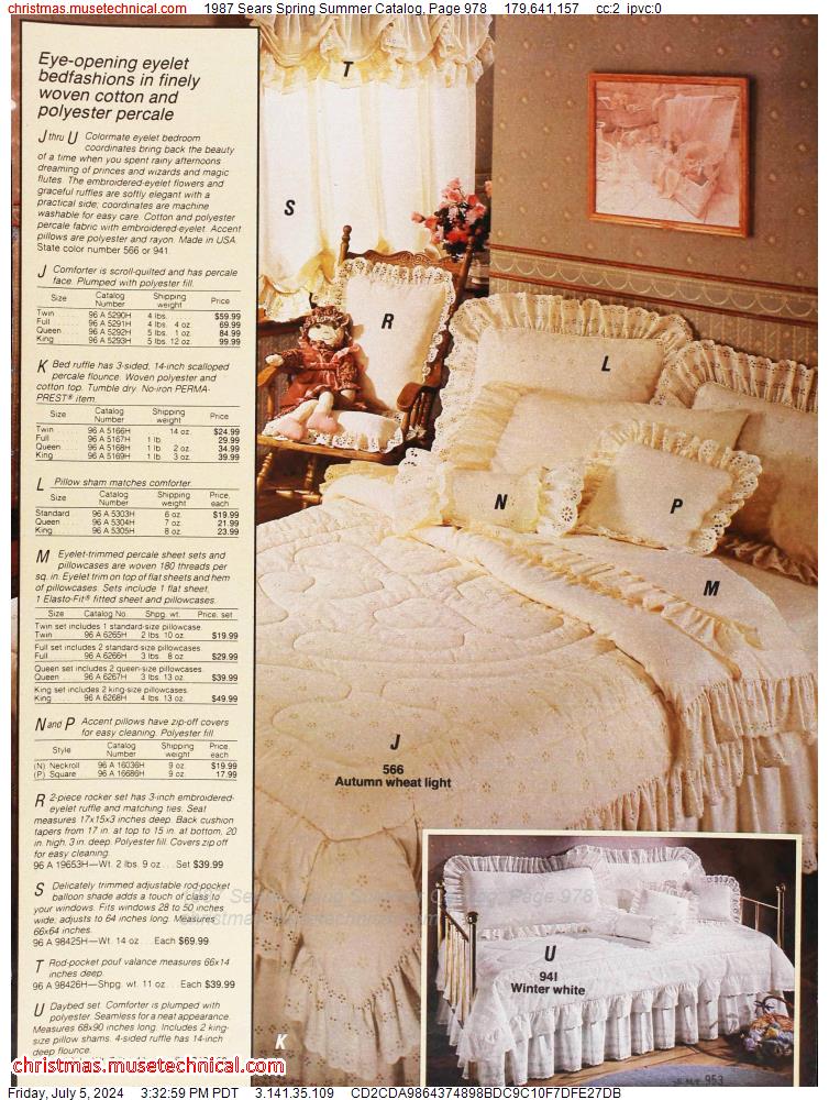 1987 Sears Spring Summer Catalog, Page 978