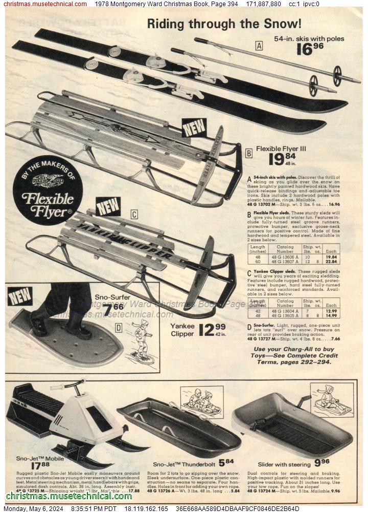 1978 Montgomery Ward Christmas Book, Page 394