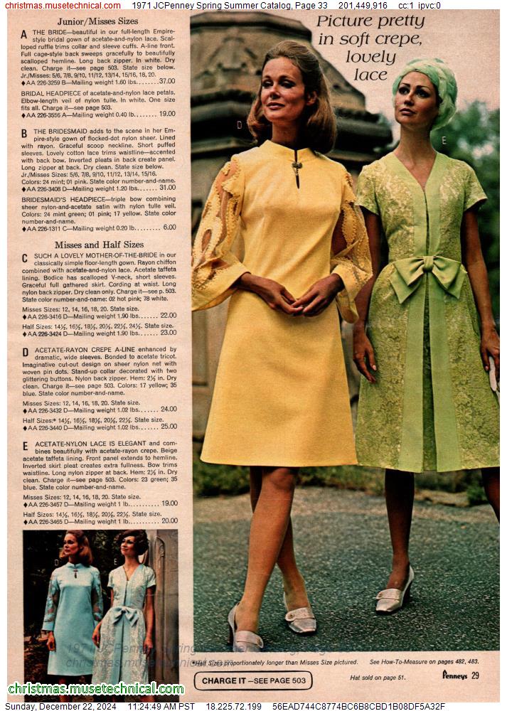 1971 JCPenney Spring Summer Catalog, Page 33