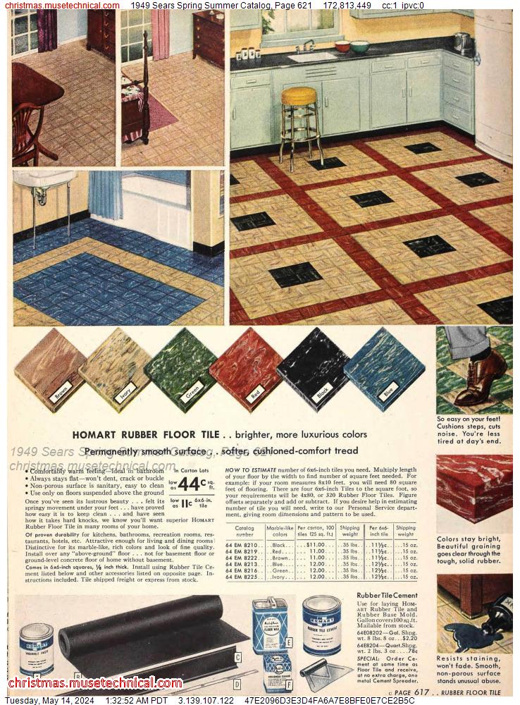 1949 Sears Spring Summer Catalog, Page 621
