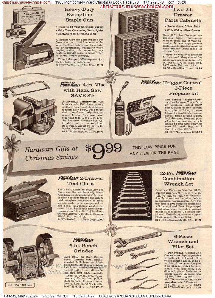 1965 Montgomery Ward Christmas Book, Page 378
