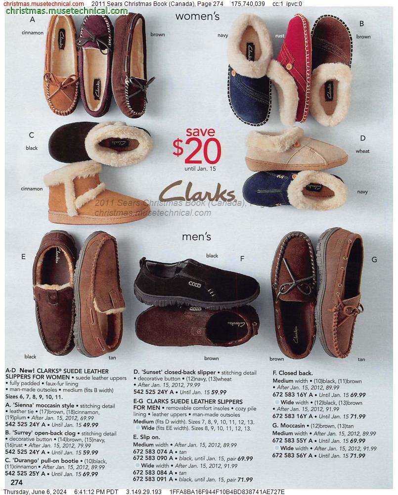 2011 Sears Christmas Book (Canada), Page 274