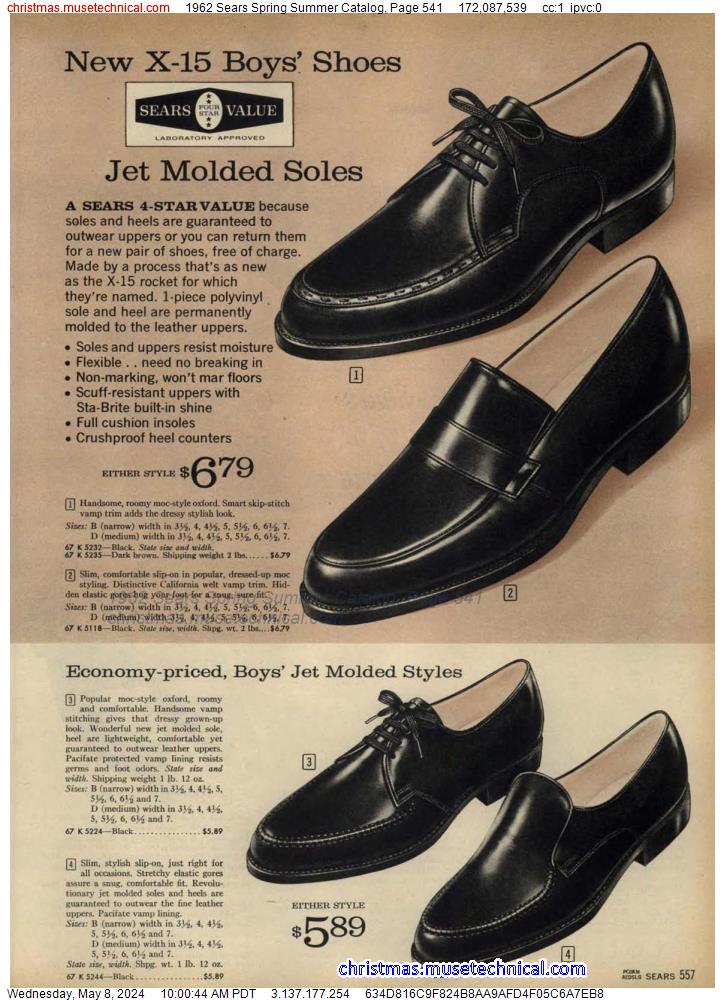 1962 Sears Spring Summer Catalog, Page 541