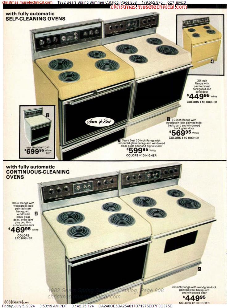 1982 Sears Spring Summer Catalog, Page 808