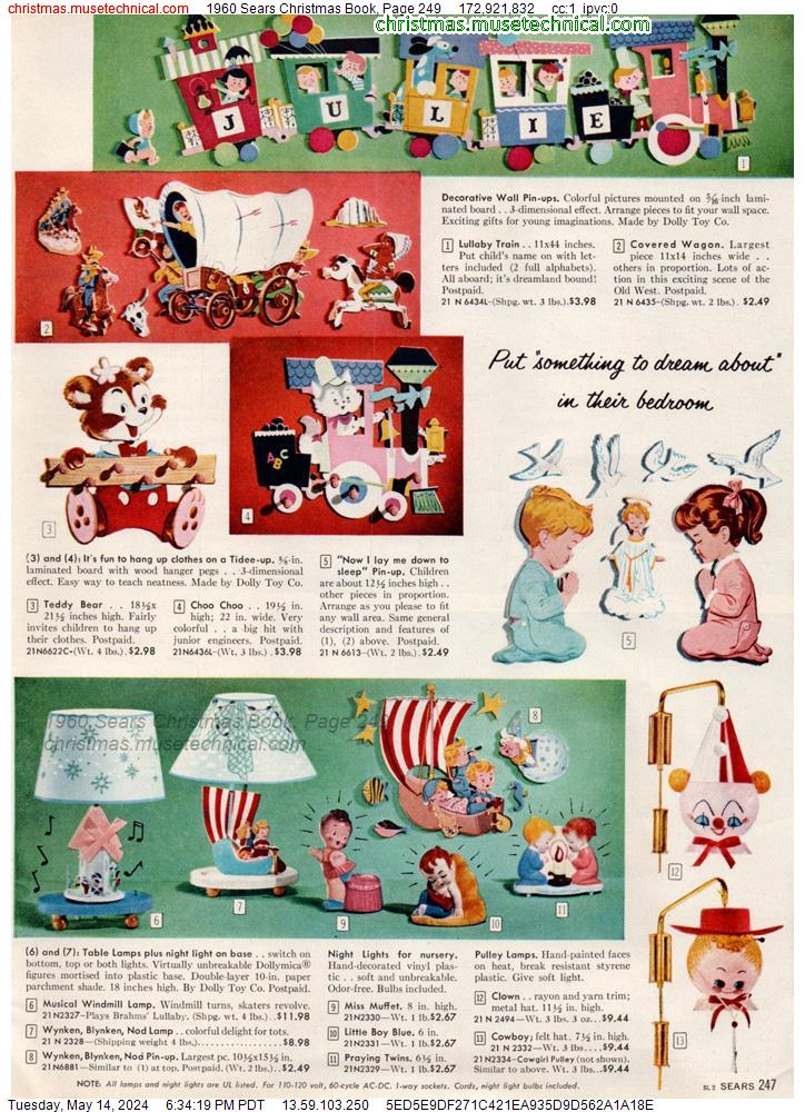 1960 Sears Christmas Book, Page 249