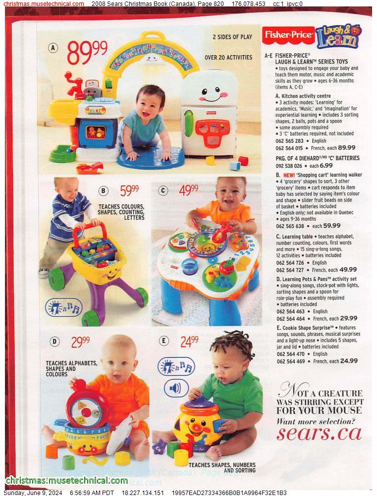 2008 Sears Christmas Book (Canada), Page 820