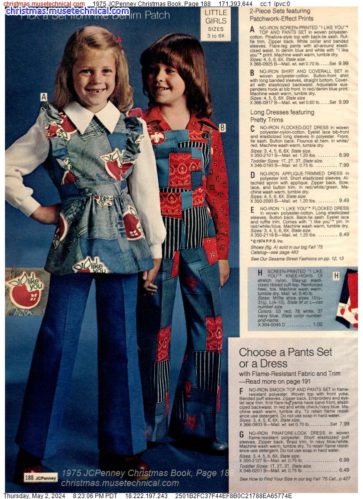 1975 JCPenney Christmas Book, Page 188
