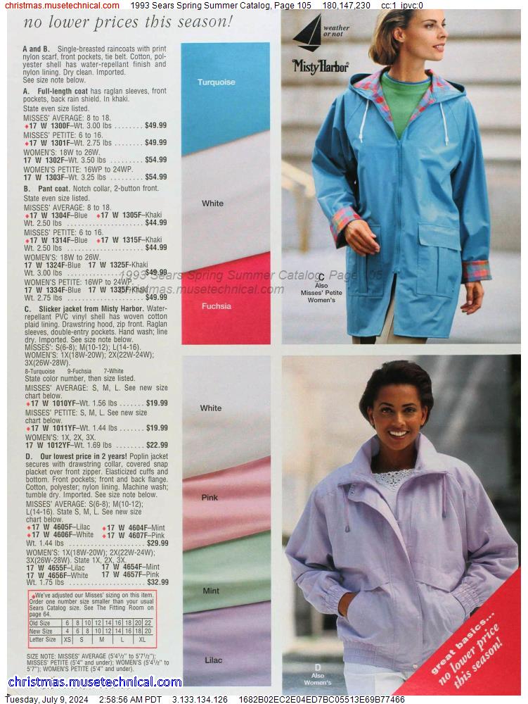 1993 Sears Spring Summer Catalog, Page 105