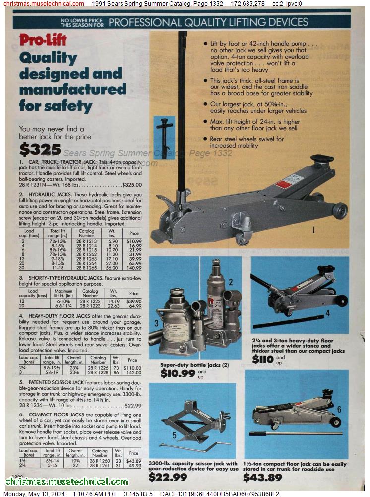 1991 Sears Spring Summer Catalog, Page 1332
