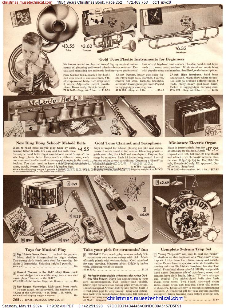 1954 Sears Christmas Book, Page 252
