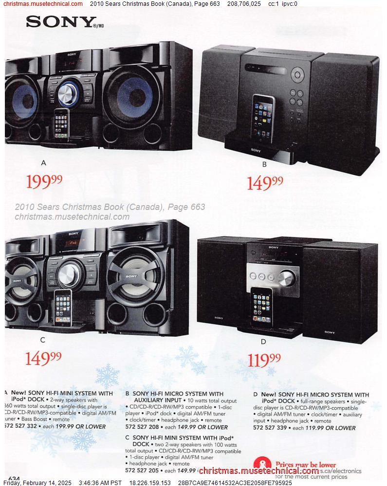 2010 Sears Christmas Book (Canada), Page 663