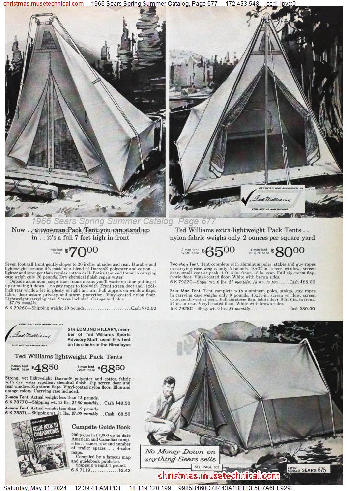 1966 Sears Spring Summer Catalog, Page 677