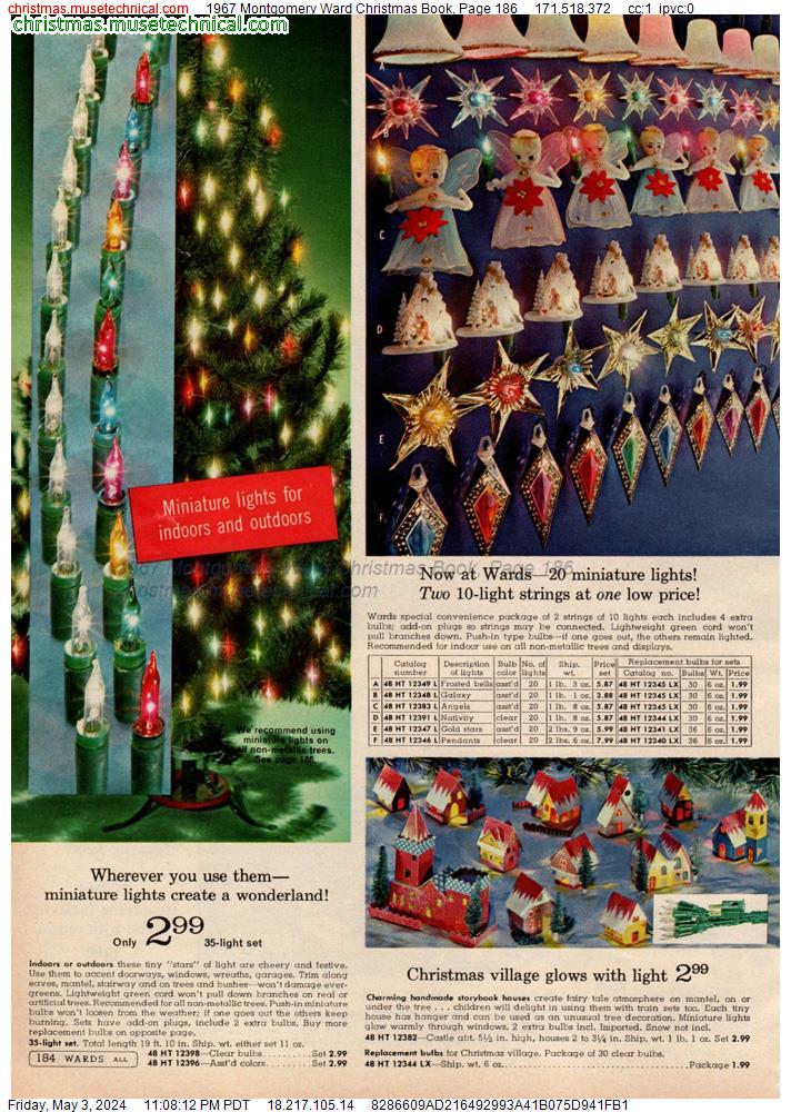 1967 Montgomery Ward Christmas Book, Page 186