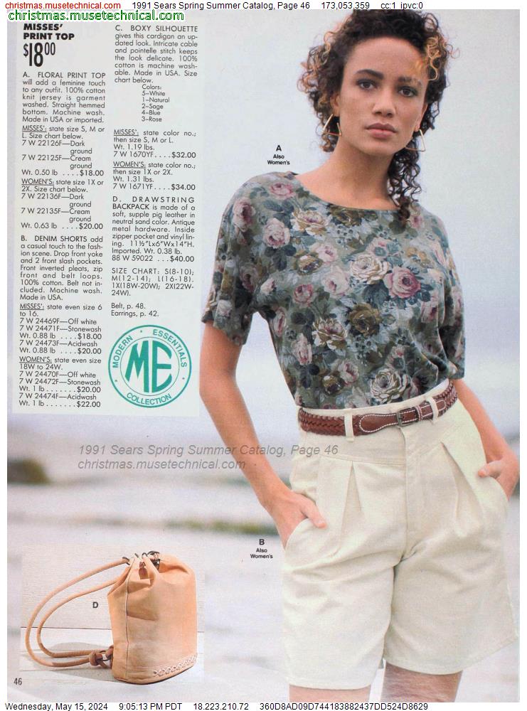 1991 Sears Spring Summer Catalog, Page 46