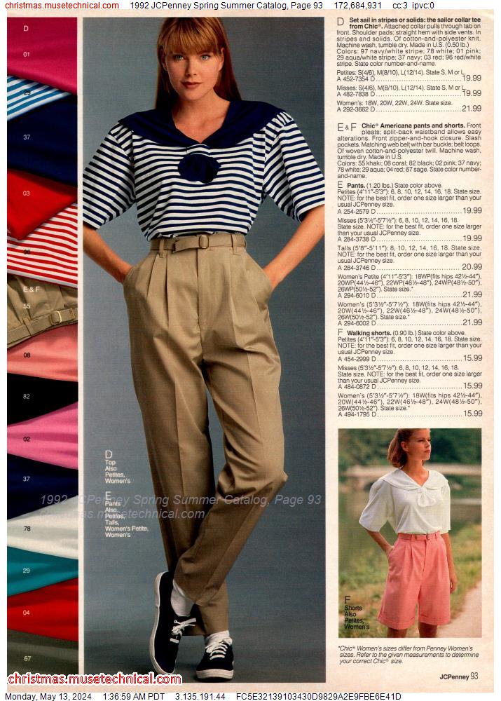 1992 JCPenney Spring Summer Catalog, Page 93