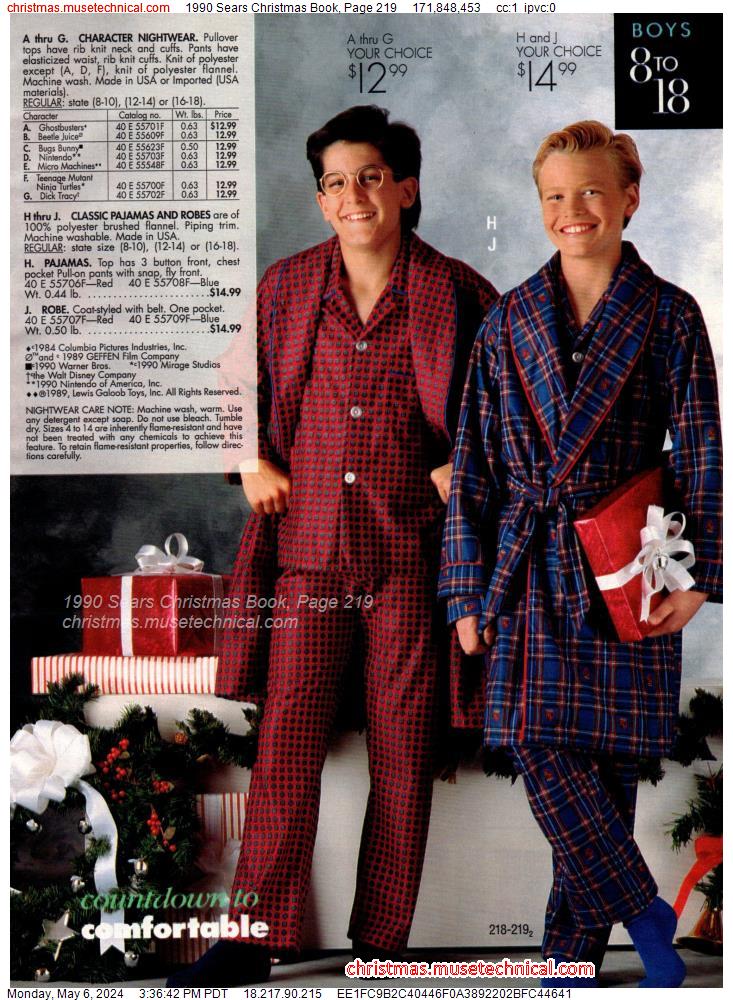 1990 Sears Christmas Book, Page 219