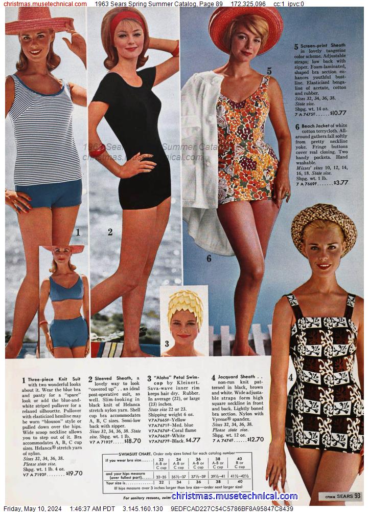 1963 Sears Spring Summer Catalog, Page 89