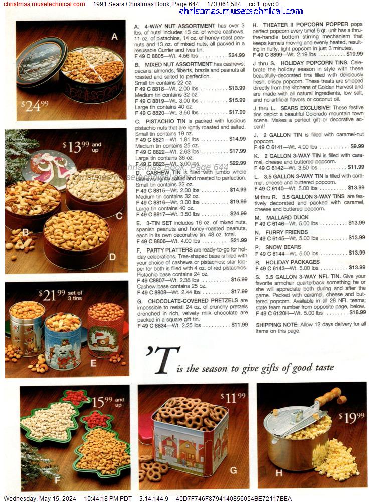 1991 Sears Christmas Book, Page 644