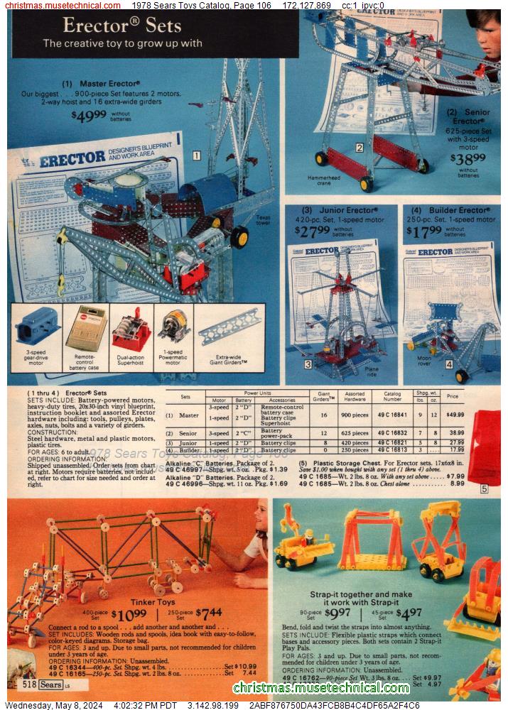 1978 Sears Toys Catalog, Page 106