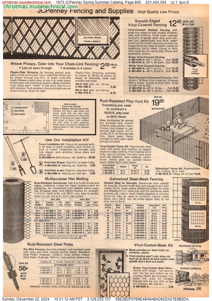 1973 JCPenney Spring Summer Catalog, Page 695