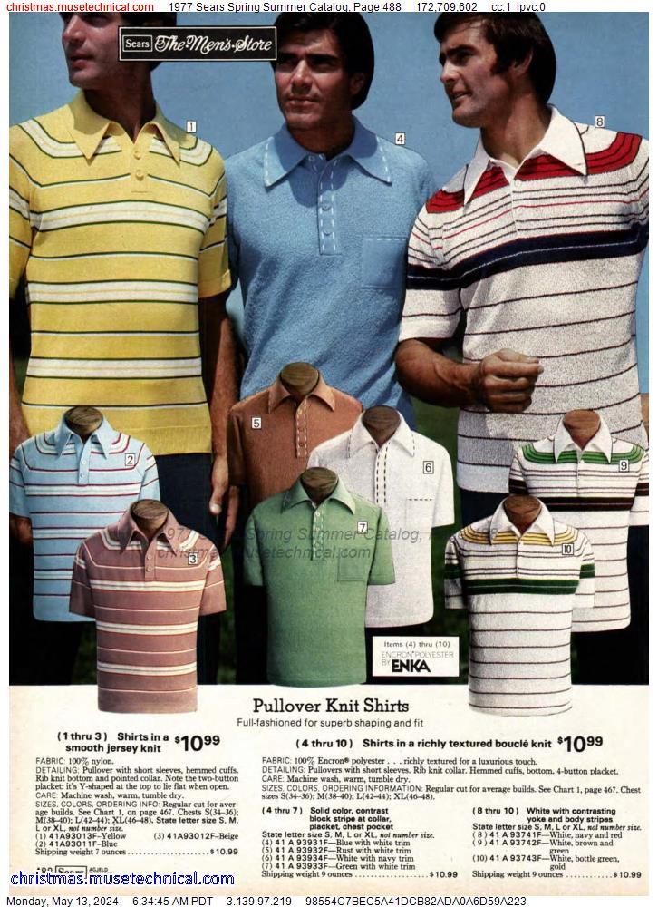 1977 Sears Spring Summer Catalog, Page 488
